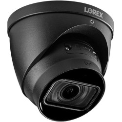 Lorex 4K (8MP) Motorized Varifocal Smart IP Dome Security Camera with Listen-in Audio and Real-Time 30FPS Recording - Black